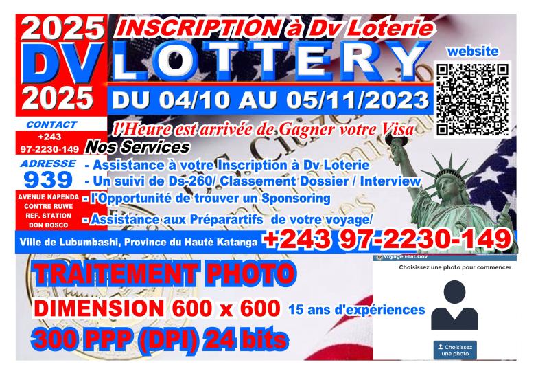 INSCRIPTION A LA DV LOTERIE EDITION 2025